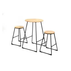 Juego de bar ALTICE mesa y 2 taburetes