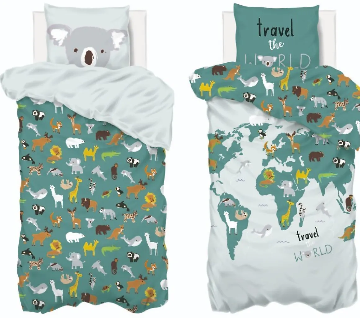 Juego De Funda Nórdica Mundo 140x200Cm