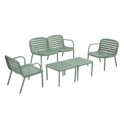 Juego de jardín 4 plazas RELAX verde