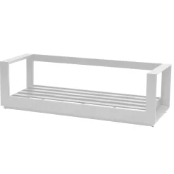 Juego de jardín ALLURE blanco 5 plazas