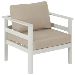 Juego de jardín angular PARADIZE blanco