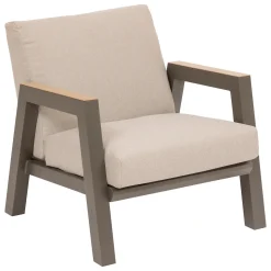 Juego de jardín AXIOME praliné beige 5 plazas