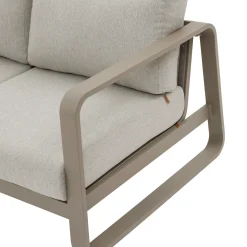 Juego de jardín DOMILLY 5 plazas color café