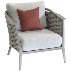 Juego De Jardín Embruns Aluminio 5 Plazas