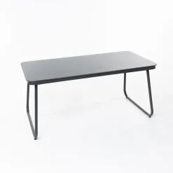 Juego de jardín en textileno gris