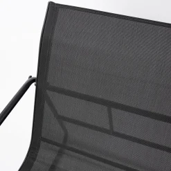 Juego de jardín en textileno gris