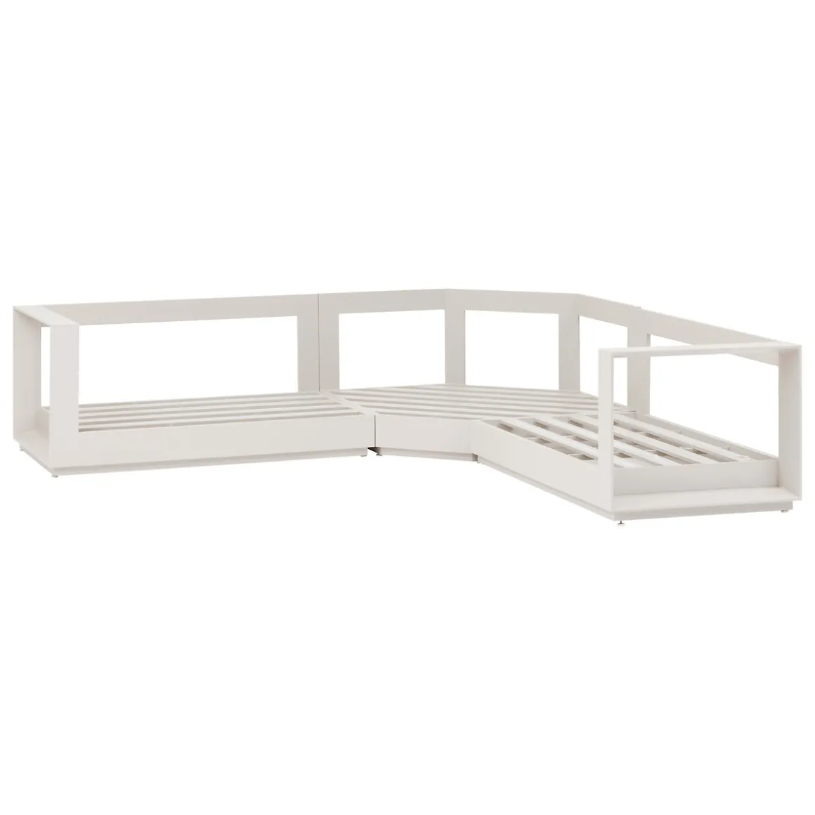 Juego de jardín esquinero ALLURE avoine y lin