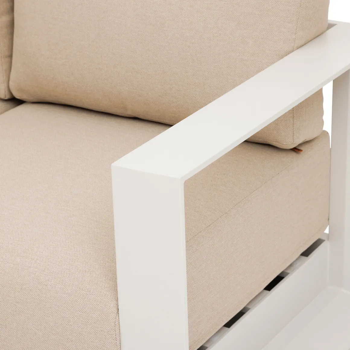 Juego de jardín esquinero ALLURE avoine y lin