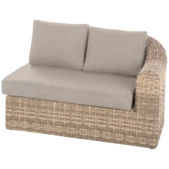 Juego de jardín MOORÉA savana de ratán sintético