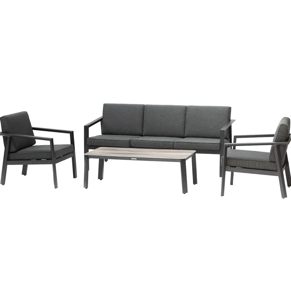 Juego de jardín PAVANE gris graphite