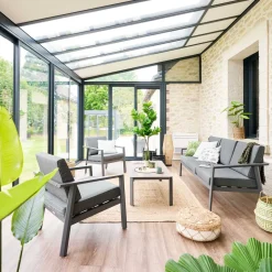 Juego de jardín PAVANE gris graphite