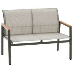 Juego de jardín relax 4 plazas taupe