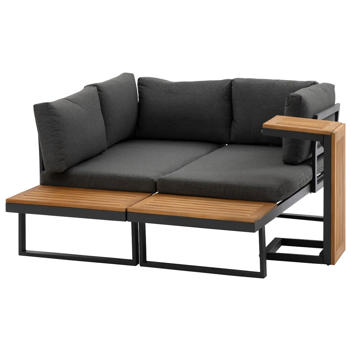 Juego de jardín RELAX esquinero gris