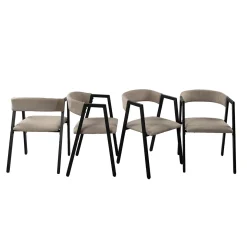 Juego de mesa y 4 sillas NOOK