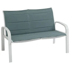 Juego ELYN verde claro y blanco de 4 plazas