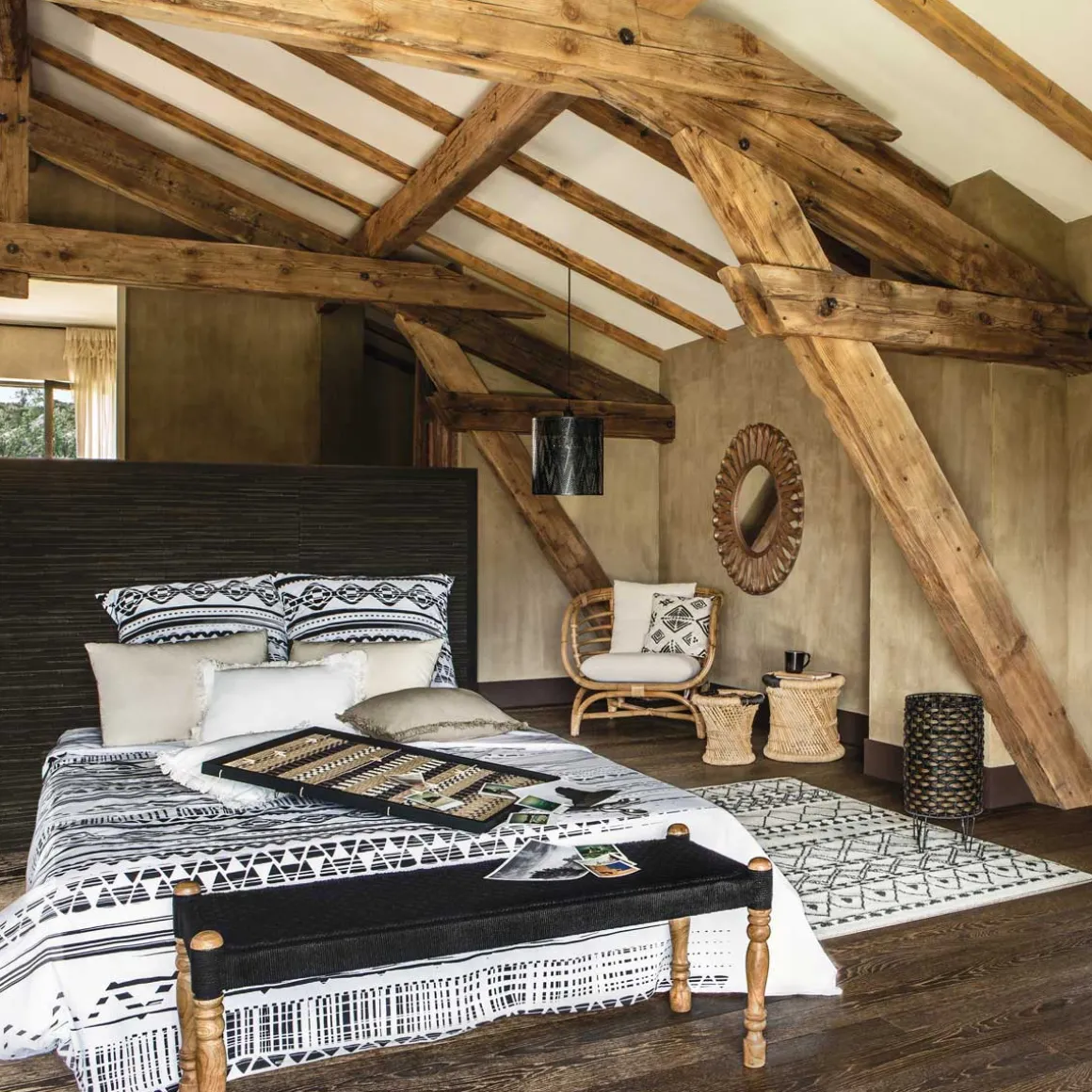 Juego funda nórdica y 2 fundas almohada ETHNIK