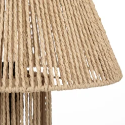 Lámpara De Mesa Adria Beige De Cuerda