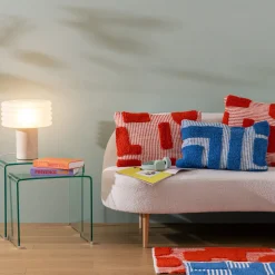 Lámpara de mesa ASTI beige 36x32cm