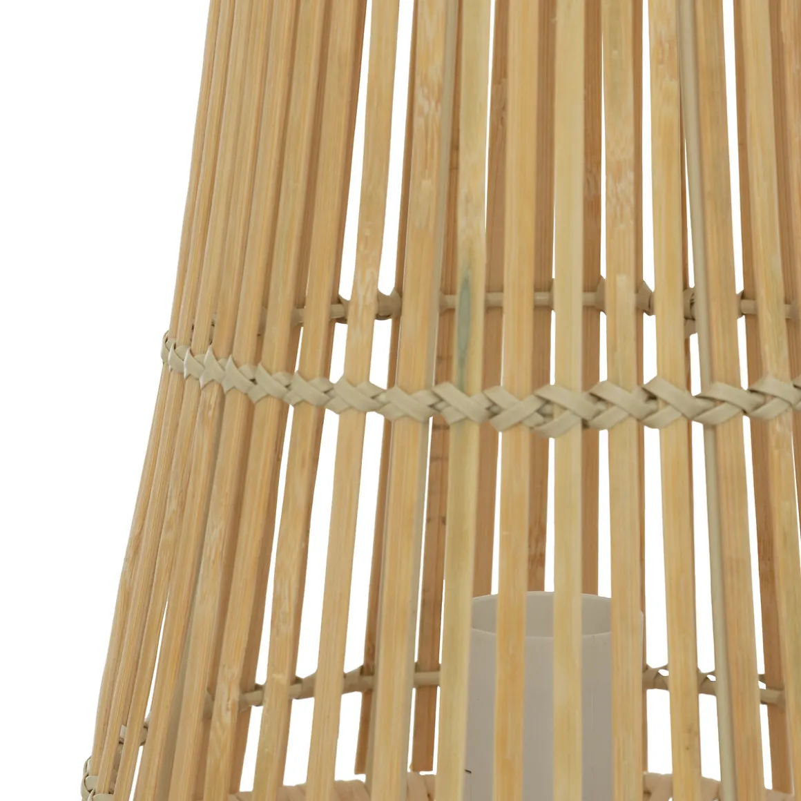 Lámpara De Mesa Bambú Beige Mahe