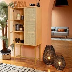 Lámpara De Mesa Etel Negra 37X55Cm