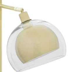 Lámpara De Mesa Metal/Vidrio 48Cm