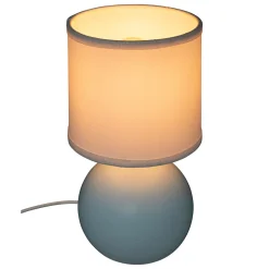 Lámpara De Mesa Perola Azul