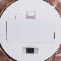 Lámpara De Mesa Rosa De Vidrio Malu