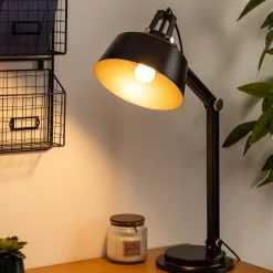 Lámpara de mesa SOUL ARC negro de metal