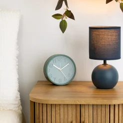 Lámpara De Mesa Timeo Azul 25Cm