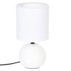 Lámpara De Mesa Timeo Blanca 25Cm