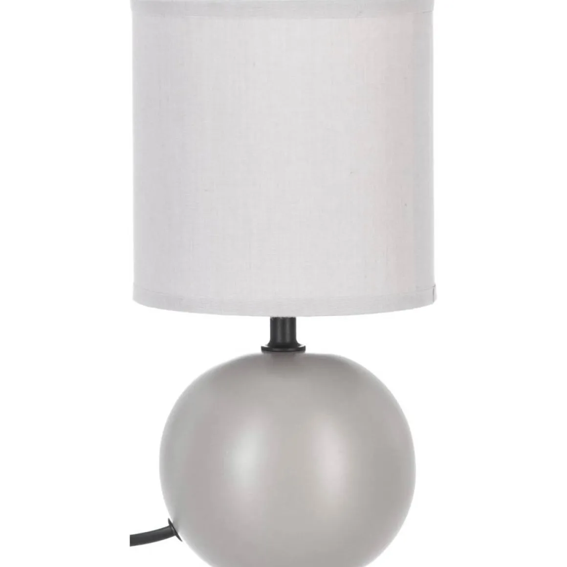 Lámpara De Mesa Timeo Gris 25Cm