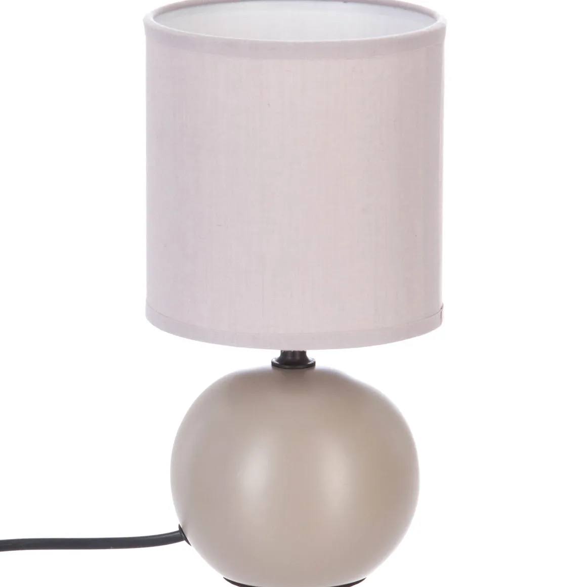 Lámpara De Mesa Timeo Gris Pardo 25Cm