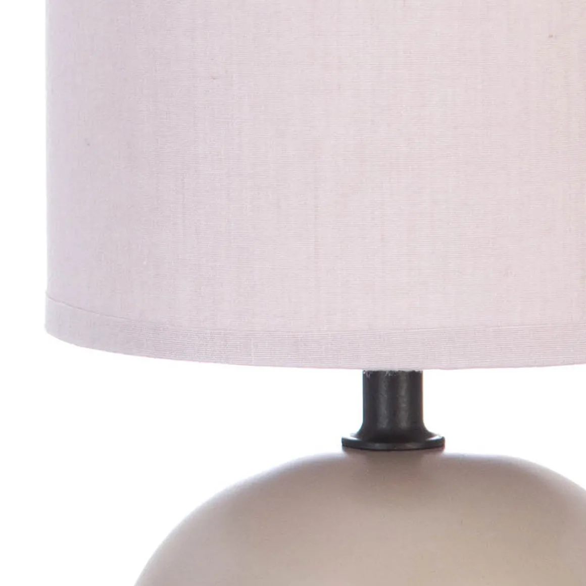 Lámpara De Mesa Timeo Gris Pardo 25Cm