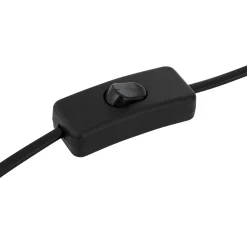 Lámpara de mesa TOBIE negra 33cm