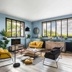 Lámpara De Pie Hyto Negra De Metal 177Cm