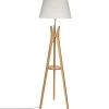 Lámpara De Pie Kalo Beige De Bambú 156Cm