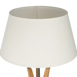 Lámpara De Pie Kalo Beige De Bambú 156Cm