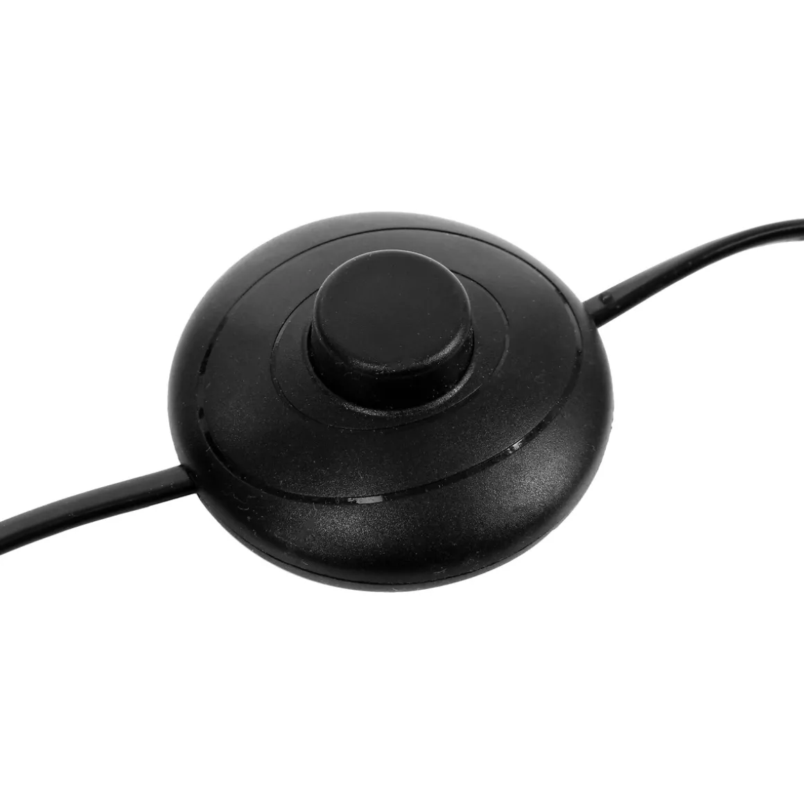 Lámpara De Pie Rio Negro y Plateado De Metal