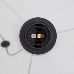 Lámpara de pie TOBIE negra 150cm