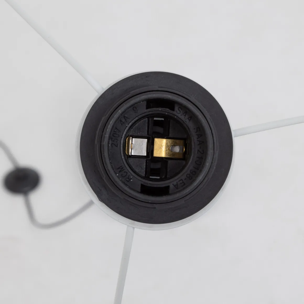 Lámpara de pie TOBIE negra 150cm