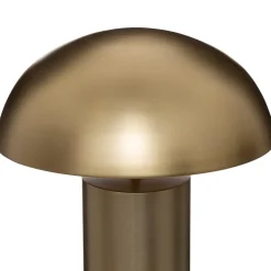 Lámpara de pie ULYSSE dorada de metal 97cm