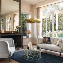 Lámpara de techo ARLO dorada 80cm