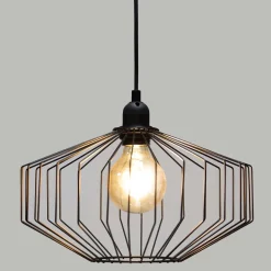 Lámpara De Techo Azur De Metal 30.5x23Cm