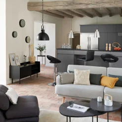 Lámpara De Techo Basalt De Metal 30x35Cm