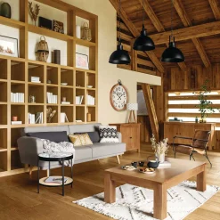 Lámpara De Techo Basalt De Metal 30x35Cm