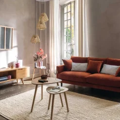 Lámpara De Techo C/3 Cuerdas Jilly 20Cm