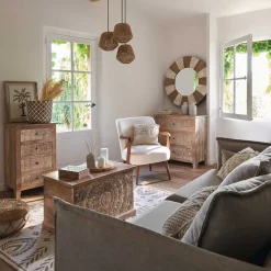 Lámpara De Techo C/3 Cuerdas Jilly 20Cm