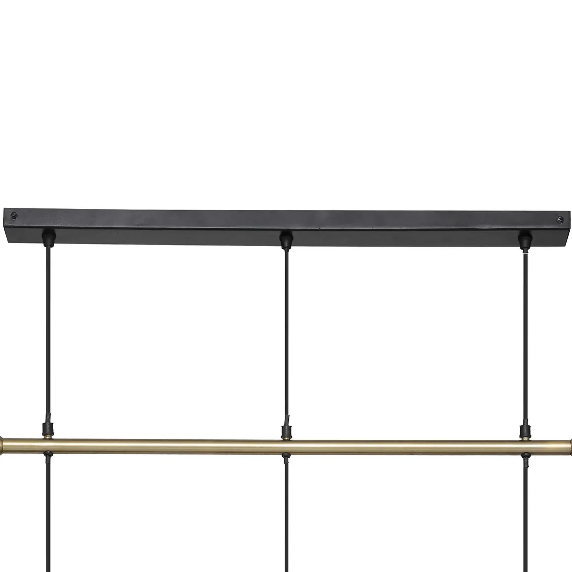 Lámpara De Techo C/3 Focos 80x25x100Cm