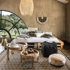 Lámpara De Techo Elis De Bambú 40Cm