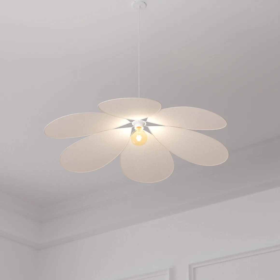 Lámpara de techo forma de pétalo NAYA